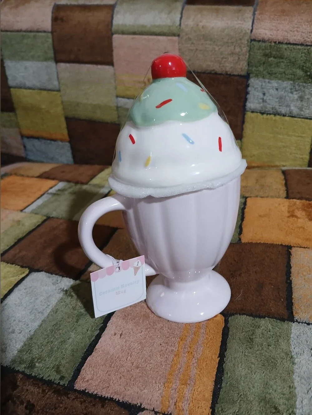 Ice Cream Sundae Ceramic Mug